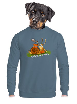 Makám na baráku unisex mikina bez kapuce Nordic Blue