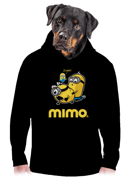 Mimo pánská mikina klokanka Black