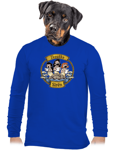 Zkouška sirén pánské dlouhý rukáv Royal Blue