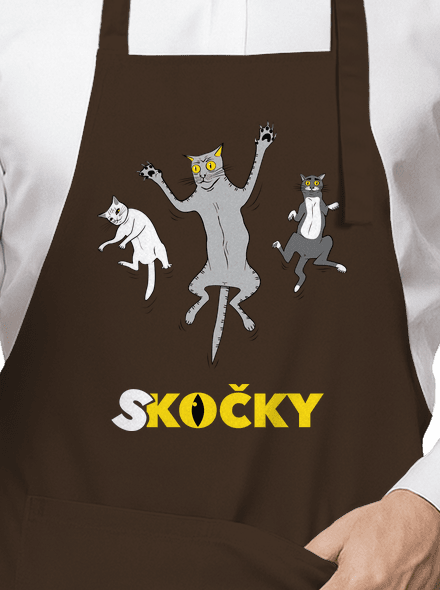 Skočky zástěra Chocolate Sol