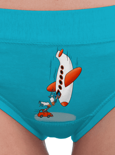 Jsme si blíž dámské kalhotky Turquoise