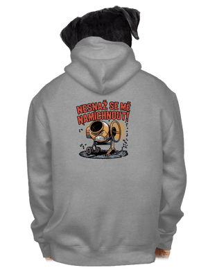 Míchačka pánská mikina na zip Light Melange