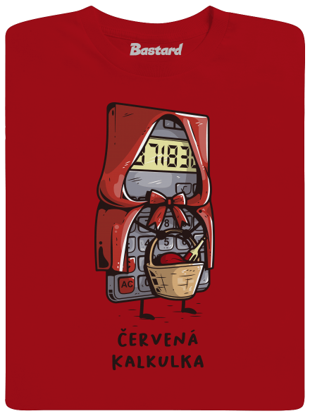 Červená kalkulka pánské dlouhý rukáv Red