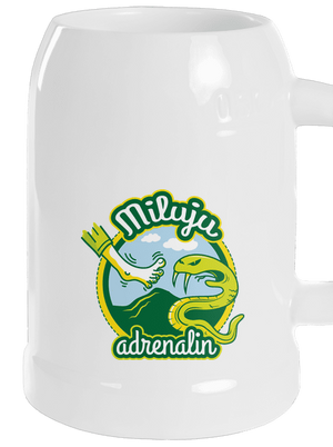 Miluju adrenalin půllitr White