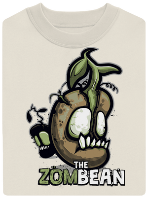 Zombean unisex mikina bez kapuce Off White