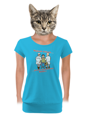 dámské tričko s lemem