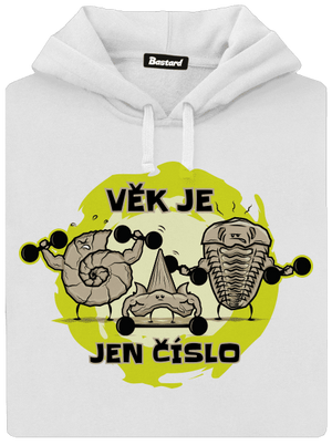 Věk je jen číslo dámská mikina klokanka White