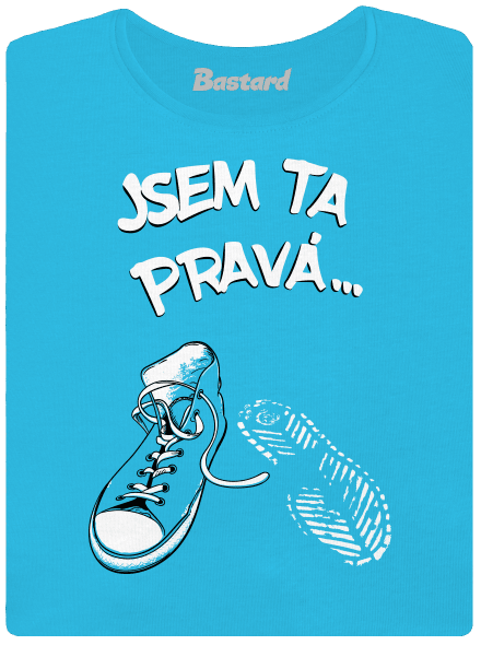 Hledám tu pravou dámské tričko s lemem Blue Atol