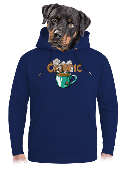 Čajopíč unisex mikina premium Navy