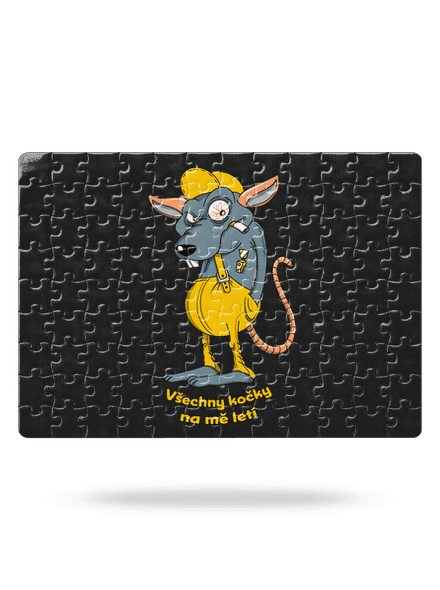 Myšák Casanova puzzle White