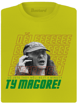 B18: Jiří Kára dámské sportovní tričko Neon Yellow