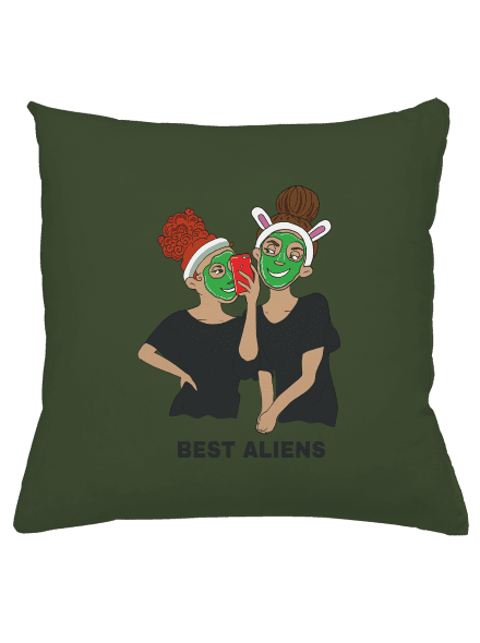 Best aliens polštář Olive Green