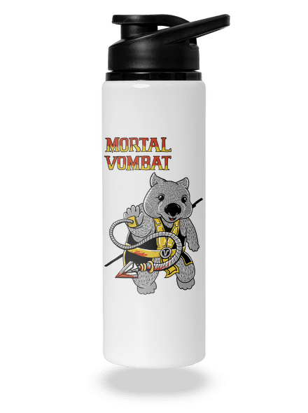 Mortal Vombat lahev na vodu White