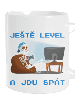 Ještě level velký hrnek White