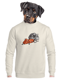 unisex mikina bez kapuce