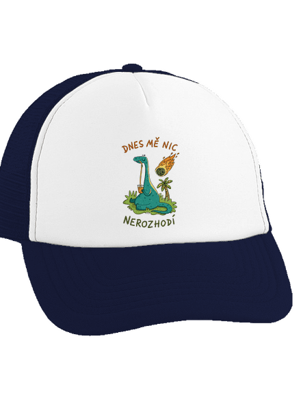 Nic mě nerozhodí kšiltovka truckerka French Navy cap