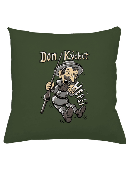 Don Kýchot polštář Olive Green