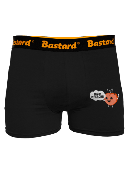 Mňam do peachi boxerky Black