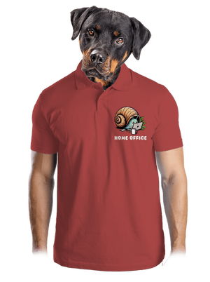 Šnekův home office pánská polokošile Burgundy