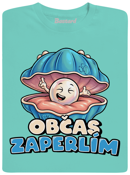 Občas zaperlím pánské tričko Millenial Mint