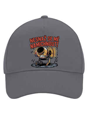 Míchačka kšiltovka baseballka Graphite grey