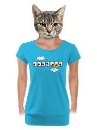 dámské tričko s lemem