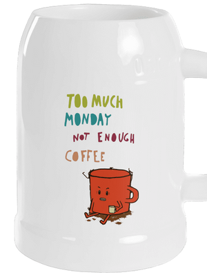 Pondělní kafe půllitr White