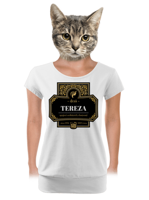 dámské tričko s lemem