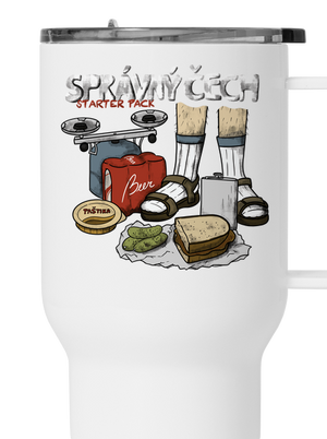 Správný Čech termohrnek White