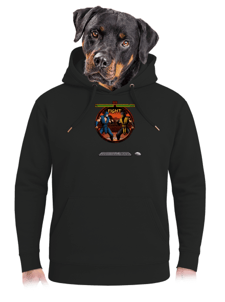 B17: Mortal Kombat unisex mikina premium Dark Black