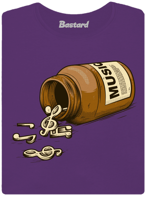 Music Pills dámské tričko premium Purple