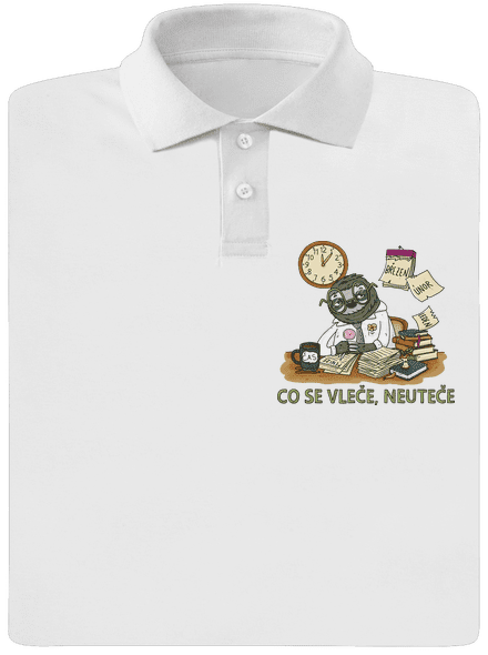 Co se vleče, neuteče pánská polokošile White