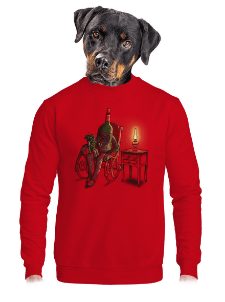 Dědo, vyprávěj unisex mikina bez kapuce Red