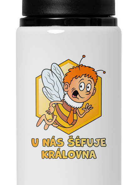 Včelí královna lahev na vodu White