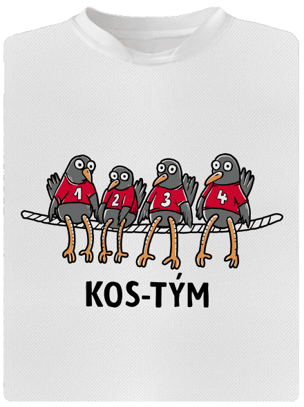 Kos-tým dětské sportovní tričko White