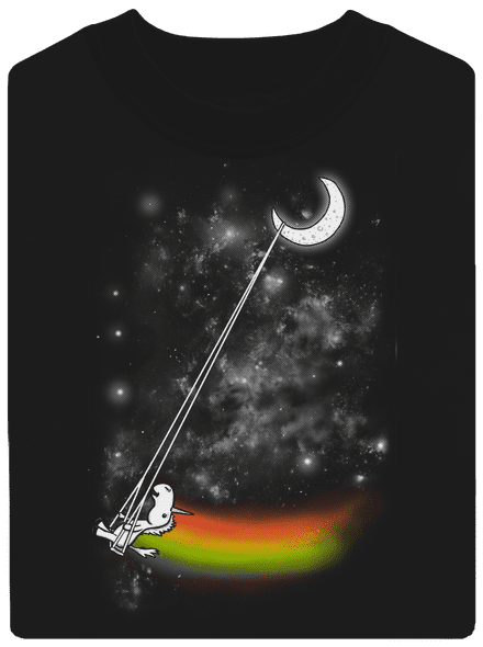 Unicorn Universe unisex mikina bez kapuce Black