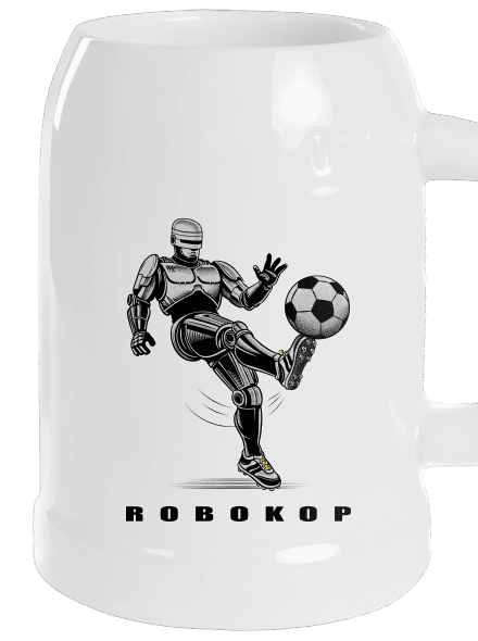 Robokop půllitr White