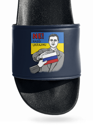 Ne! Radši Ukrajinu pantofle Navy