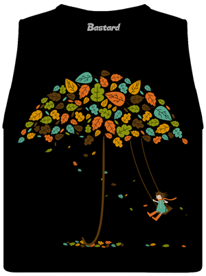 Radost z podzimu dámské tílko volné Black