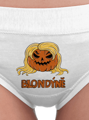 Blondýně dámské kalhotky White