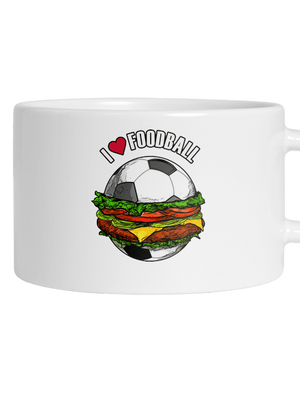 Foodball hrnek makronka White