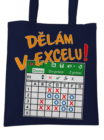 Dělám v Excelu taška French Navy