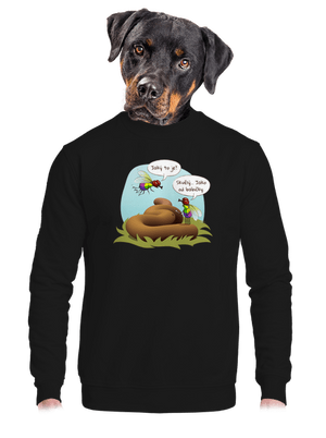 unisex mikina bez kapuce