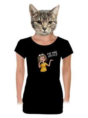 dámské tričko s lemem