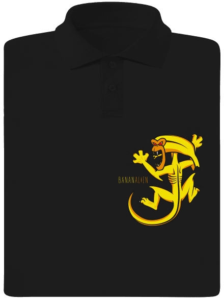 Bananalien pánská polokošile Black