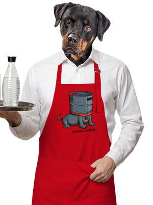 Štěně zástěra Red