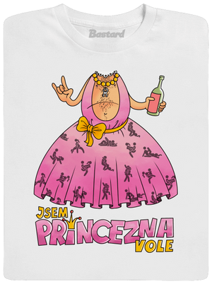 Jsem princezna pánské dlouhý rukáv White