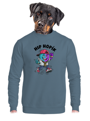 unisex mikina bez kapuce