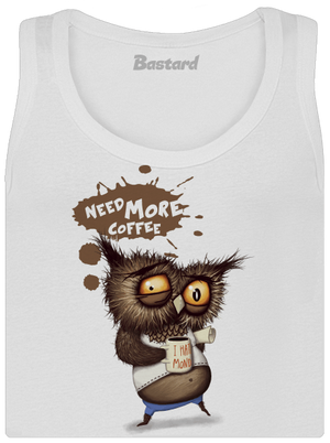 Potřebuju víc kafe dámské tílko klasické White