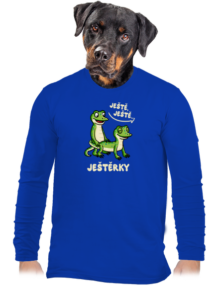 Ještě, ještě pánské dlouhý rukáv Royal Blue